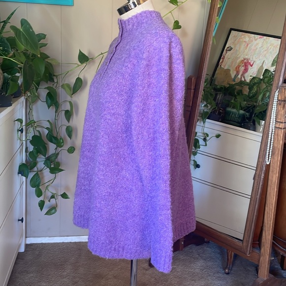 Appleseeds Purple sweater, women’s plus sizes 2X - Picture 2 of 7